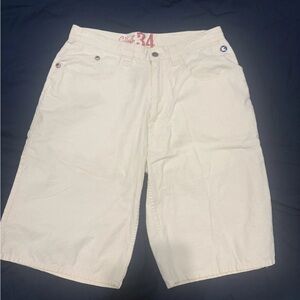 Vintage G Unit Mens 34 Linen/Cotton Easy Fit Shorts Great Condition!!